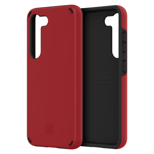 Incipio - Duo Case for Samsung Galaxy S23 - Scarlet Red and Black