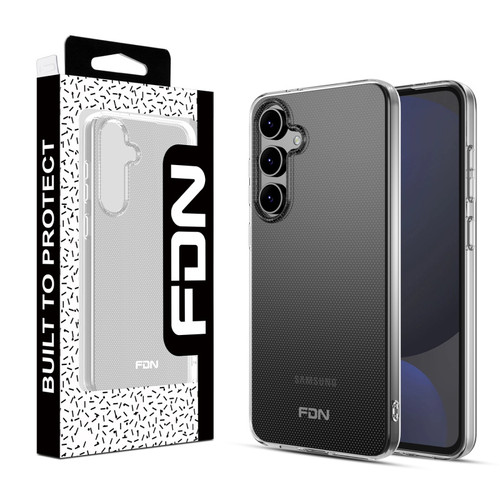 FDN Candy Skin Cover for Samsung Galaxy S24 Fan Edition - Glossy Transparent Clear