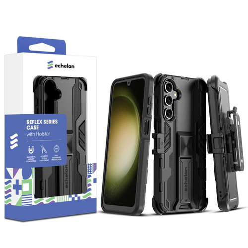 Echelon Reflex Series Case with Holster for Samsung Galaxy A16 5G - Black