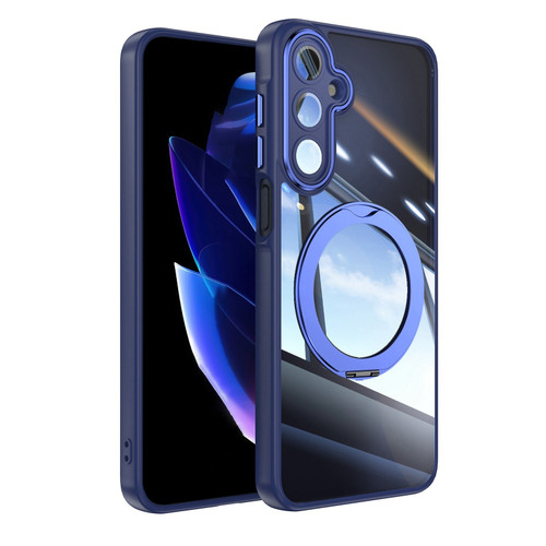 Samsung Galaxy A16 5G 360 Holder MagSafe Acrylic Hybrid TPU Phone Case - Blue