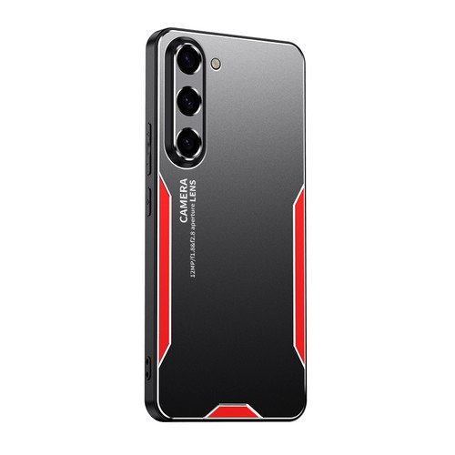 Samsung Galaxy A16 5G Blade Series TPU Hybrid Metal Phone Case - Red