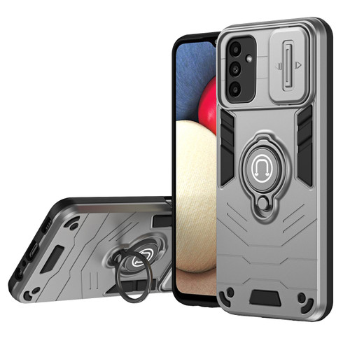 Samsung Galaxy A16 5G Camshield Ring Holder Phone Case - Grey
