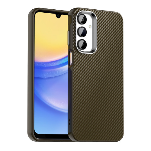 Samsung Galaxy A16 5G Carbon Fiber Series IMD Phone Case - Brown