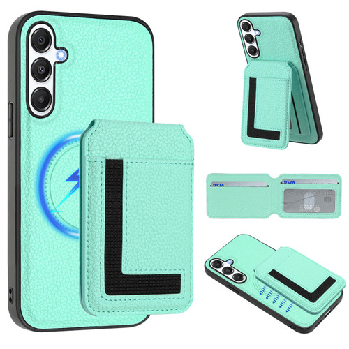 Samsung Galaxy A16 5G CX01 Detachable Magsafe Magnetic Card Bag Phone Case - Mint Green