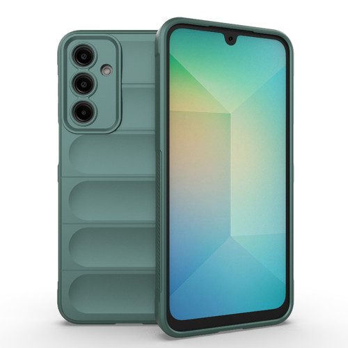 Samsung Galaxy A16 5G Magic Shield TPU + Flannel Phone Case - Dark Green