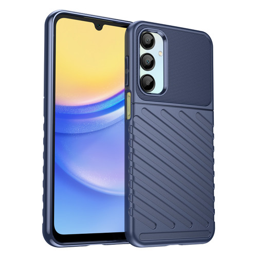 Samsung Galaxy A16 5G Thunderbolt Shockproof Soft TPU Phone Case - Blue