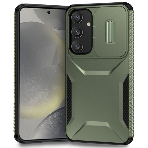 Samsung Galaxy S25 5G Sliding Camshield Phone Case - Alpine Green