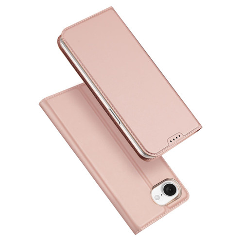 iPhone 16e DUX DUCIS Skin Pro Series Flip Leather Phone Case - Rose Gold iPhone 16e DUX DUCIS Skin Pro Series Flip Leather Phone Case - Rose Gold