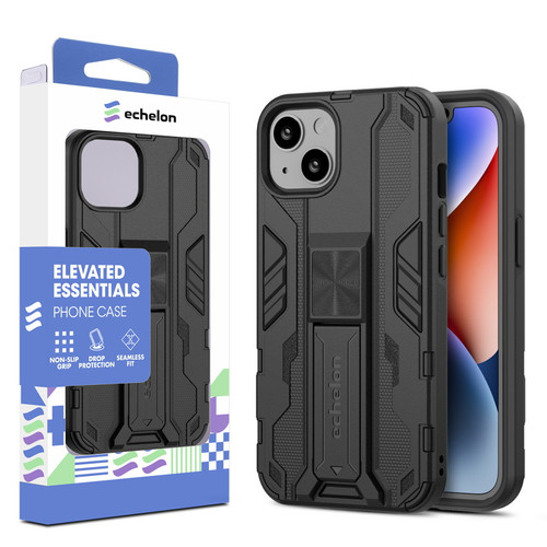 Echelon Reflex Series Case w Kickstand for Apple iPhone 16e / 13 / 14 - Black