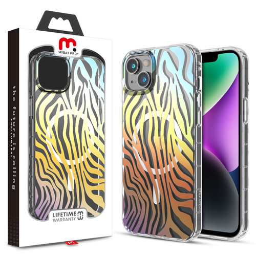 MyBat Pro Mood Series MagSafe Case for Apple iPhone 16e / 14 / 13 - Zebra