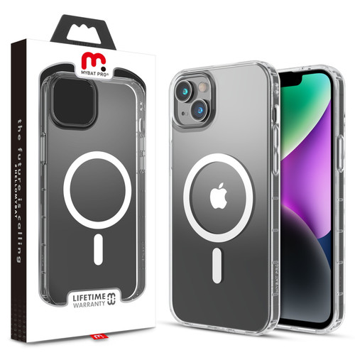 MyBat Pro Mood Series MagSafe Case for Apple iPhone 16e / 14 / 13 - Transparent Clear