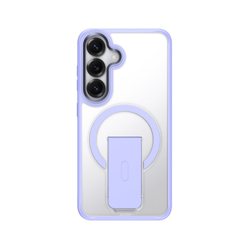 CLICK Latch Series Galaxy S25 Plus Case - Clear Purple