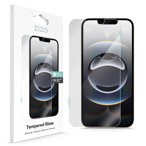ZIZO TEMPERED GLASS Screen Protector for iPhone 16e/13/14/14 Pro - Clear