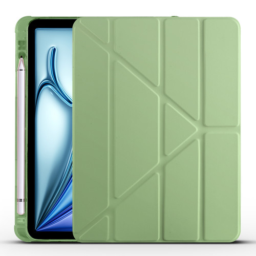 iPad Air 11 2025 / 2024 3-fold TPU Leather Smart Tablet Case with