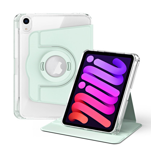 幼*児様 iPad mini6 Wi-Fi 64GB 本体＆MOFTケース＆タッ iPad mini 7 (2024) / mini 6 (2021) 360 Rotation Detachable Clear