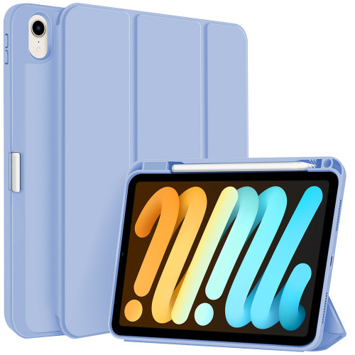 iPad mini 7 (2024) / mini 6 (2021) 3-fold TPU Smart Leather Tablet