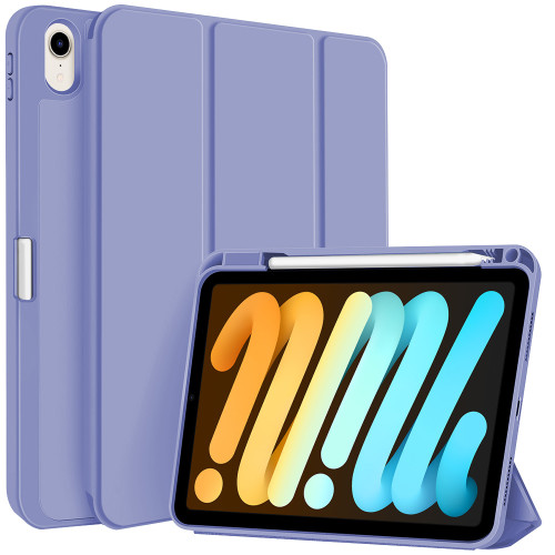 iPad mini 7 (2024) / mini 6 (2021) 3-fold TPU Smart Leather Tablet