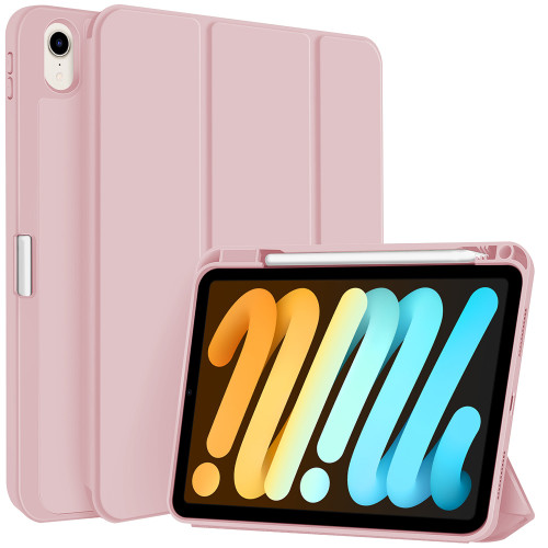 iPad mini 7 (2024) / mini 6 (2021) 3-fold TPU Smart Leather Tablet