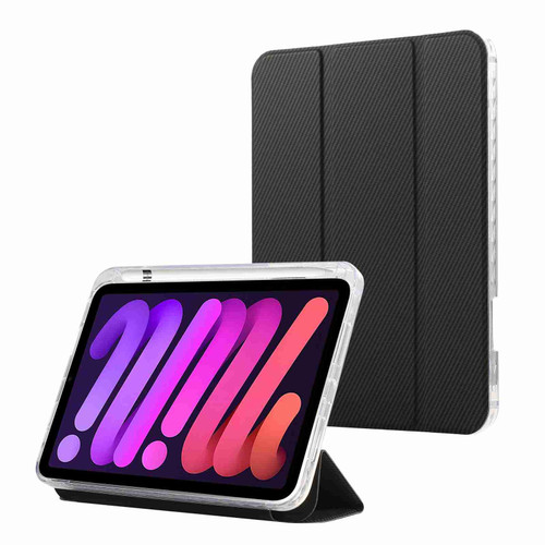 iPad mini 7 (2024) / mini 6 (2021) Carbon Fiber Clear Acrylic 3