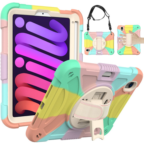 iPad mini 7 (2024) / mini 6 (2021) PC Hybrid Silicone Tablet Case