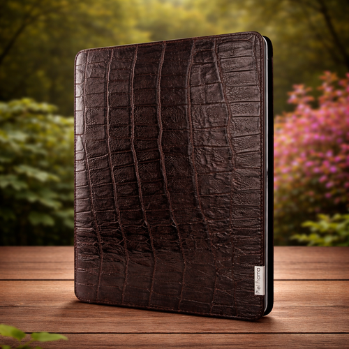 Piel Frama Brown Wild Crocodile FramaSlim Leather Case for iPad Pro 13-inch (2024-2025)