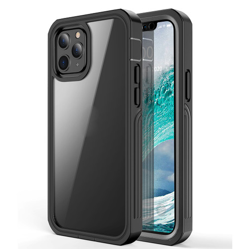 iPhone 12 Pro Max RedPepper Shockproof Dust-proof Life Water Resistant Phone Case - Transparent
