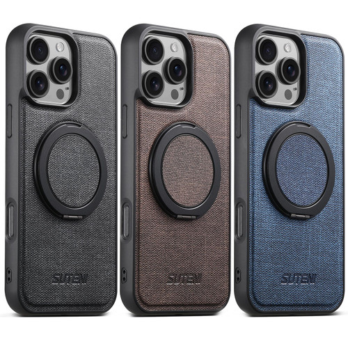 iPhone 14 Pro Max Suteni G3 360 Rotation Holder MagSafe Denim