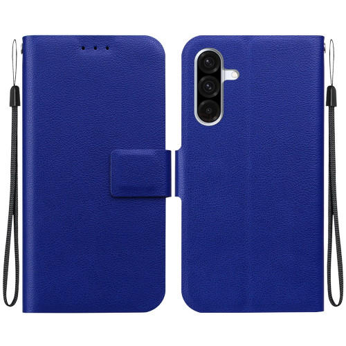 Samsung Galaxy A36 5G / A56 5G Ultra-thin Voltage Magnetic Buckle Leather Phone Case - Blue