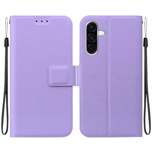 Samsung Galaxy A36 5G / A56 5G Ultra-thin Voltage Magnetic Buckle Leather Phone Case - Purple