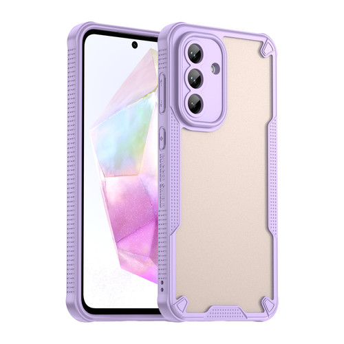 Samsung Galaxy A36 5G Armor Glaze PC Hybrid TPU Phone Case - Purple