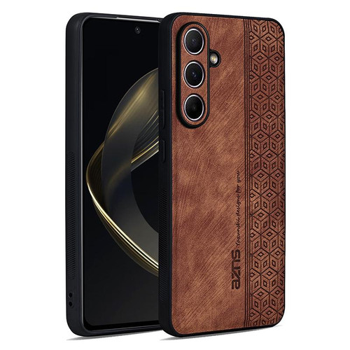 Samsung Galaxy A36 5G AZNS 3D Embossed Skin Feel Phone Case - Brown