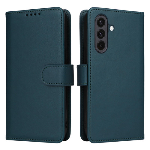 Samsung Galaxy A36 5G BETOPNICE BN-005 2 in 1 Detachable Imitate Genuine Leather Phone Case - Blue