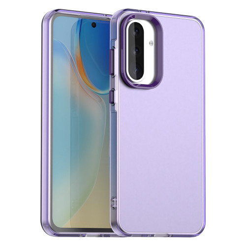 Samsung Galaxy A36 5G Candy PC Hybrid TPU Shockproof Phone Case - Purple