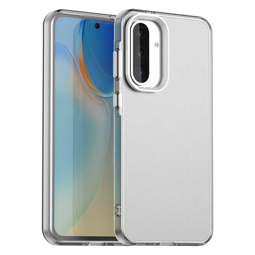 Samsung Galaxy A36 5G Candy PC Hybrid TPU Shockproof Phone Case - White