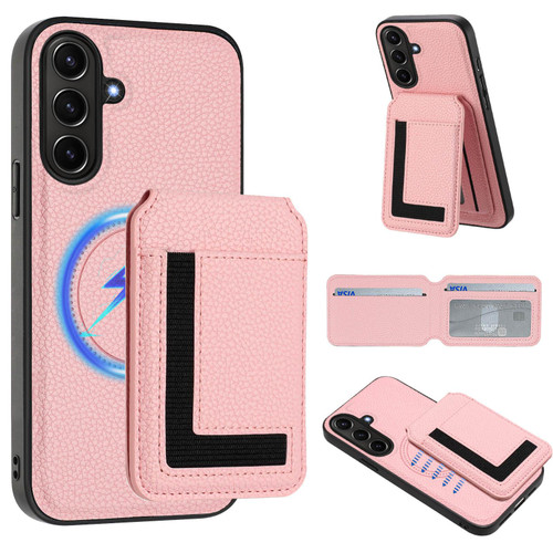 Samsung Galaxy A36 5G CX01 Detachable Magsafe Magnetic Card Bag Phone Case - Pink