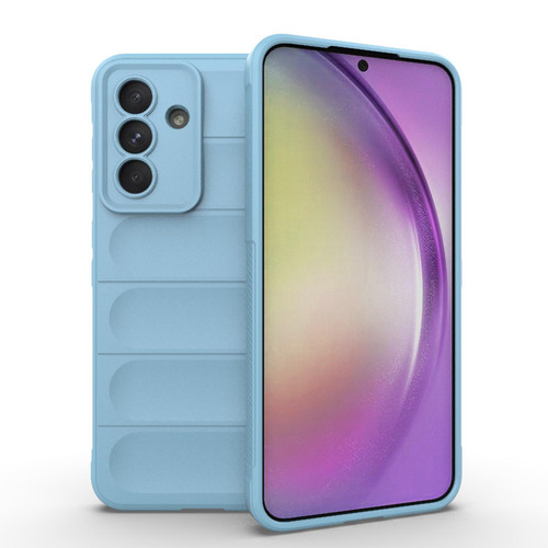Samsung Galaxy A36 5G Magic Shield TPU + Flannel Phone Case - Light Blue