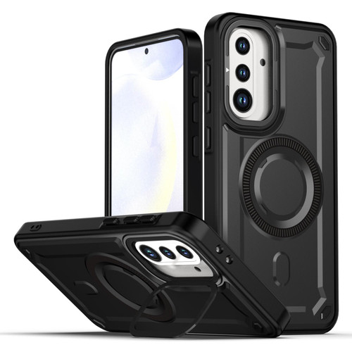 Samsung Galaxy A36 5G MagSafe PC Phone Case with Lens Holder - Black
