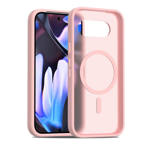 Google Pixel 9a Skin Feel TPU Hybrid PC MagSafe Phone Case - Purple