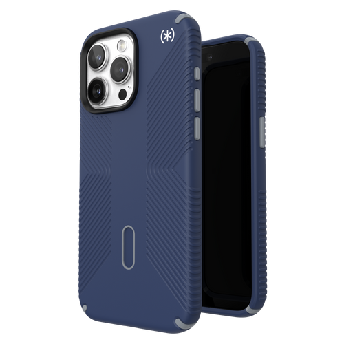 Speck - Presidio2 Grip Magsafe Case for Apple iPhone 15 Pro Max - Coastal Blue