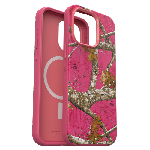 Otterbox - Symmetry Graphics Magsafe Case for Apple iPhone 15 Pro Max - Flamingo Pink