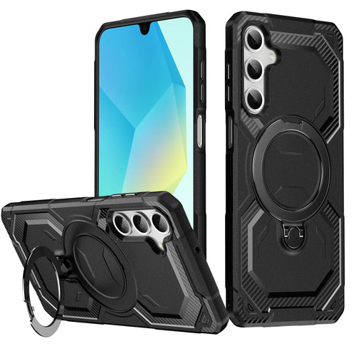 Samsung Galaxy A16 5G / A26 5G Frosted MagSafe Holder Phone Case - Black