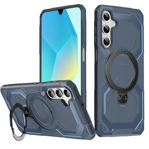 Samsung Galaxy A16 5G / A26 5G Frosted MagSafe Holder Phone Case - Blue