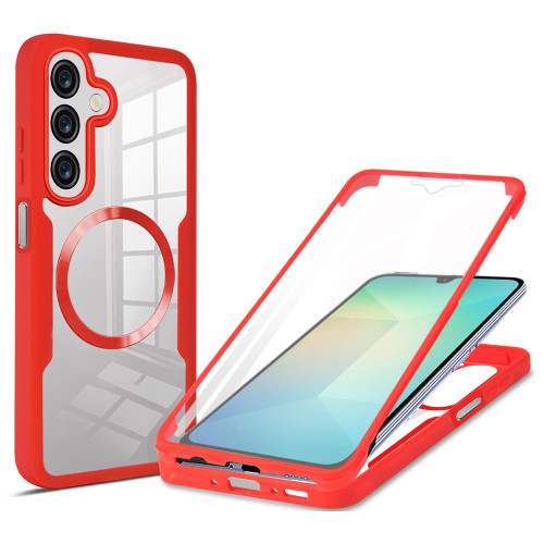 Samsung Galaxy A26 5G CD Texture MagSafe Phone Case - Red