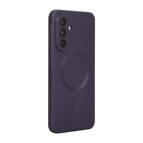 Samsung Galaxy A26 5G ENKAY MagSafe Matte TPU Phone Case with Lens Film - Purple