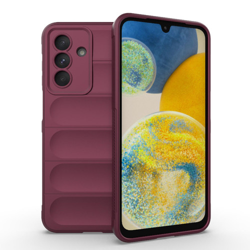 Samsung Galaxy A26 5G Magic Shield TPU + Flannel Phone Case - Wine Red Samsung Galaxy A26 5G Magic Shield TPU + Flannel Phone Case - Wine Red