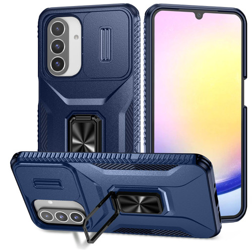 Samsung Galaxy A26 5G Sliding Camshield Holder Phone Case - Blue