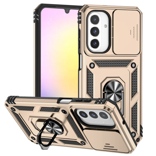 Samsung Galaxy A26 5G Sliding Camshield Holder Phone Case - Gold