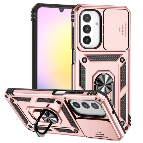 Samsung Galaxy A26 5G Sliding Camshield Holder Phone Case - Rose Gold