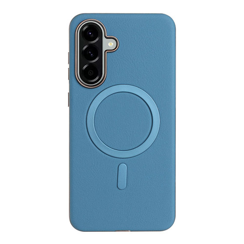 Samsung Galaxy A26 5G Solid Color Plating MagSafe Full Coverage Phone Case - Baby Blue