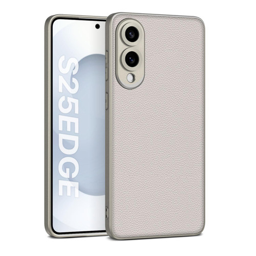 Samsung Galaxy S25 Edge 5G GKK Metal Paint Skin Feel Leather Phone